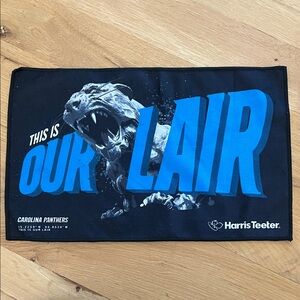 Harris Teeter Blue and Black Outdoor Game Flag